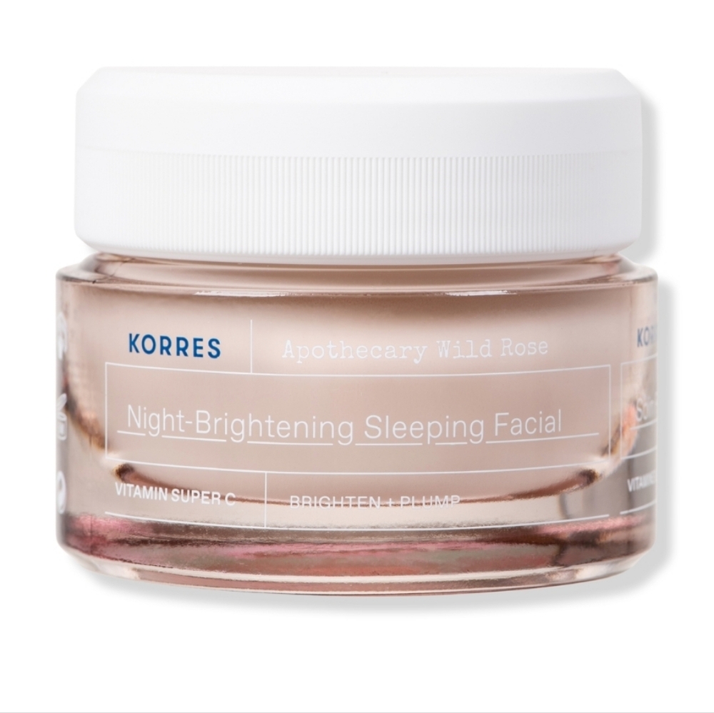 NIB KORRES ROSE APOTHECARY NIGHT BRIGHTENING SLEEPING FACIAL